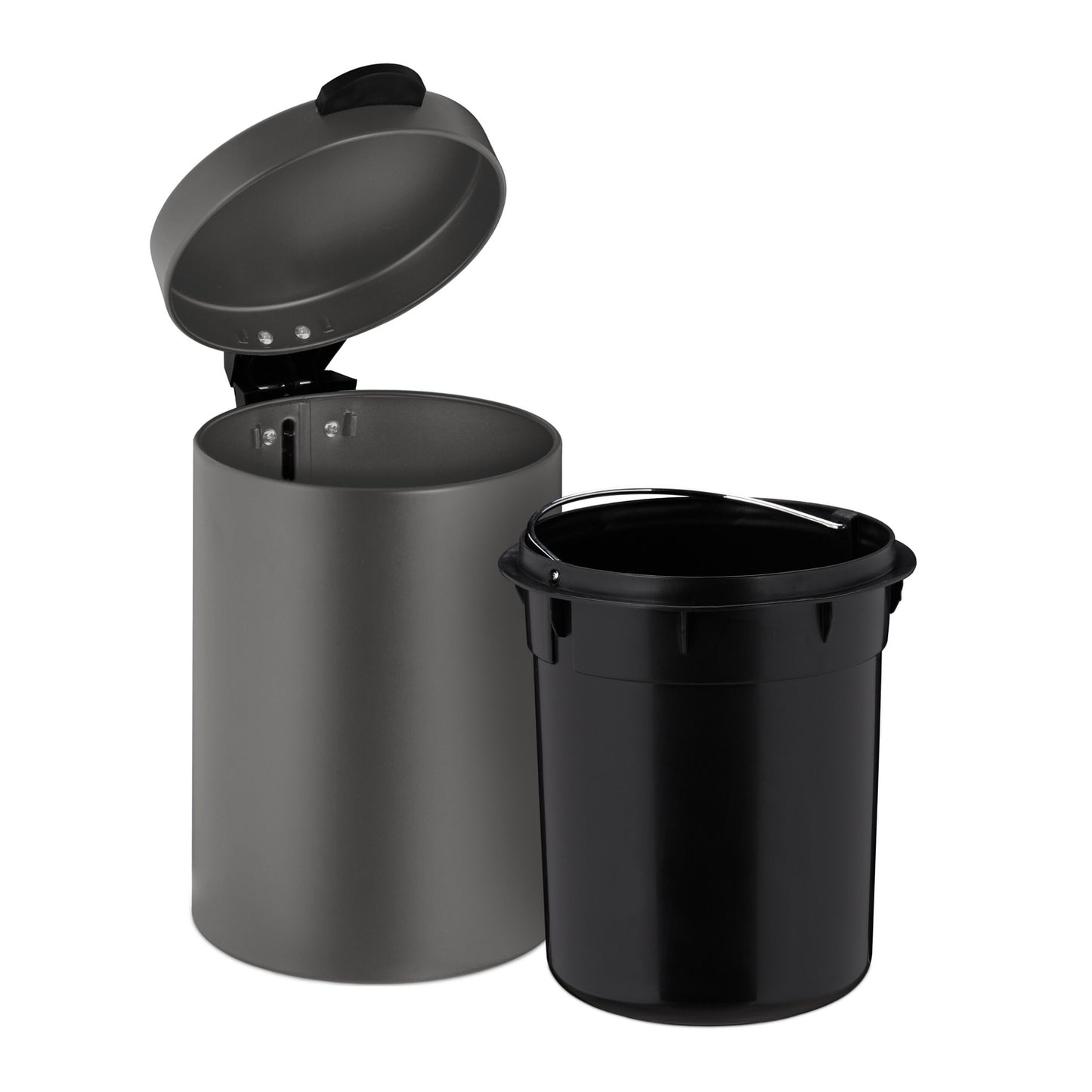 Wall Mounted Bathroom Bin, 3L, Automatic Close