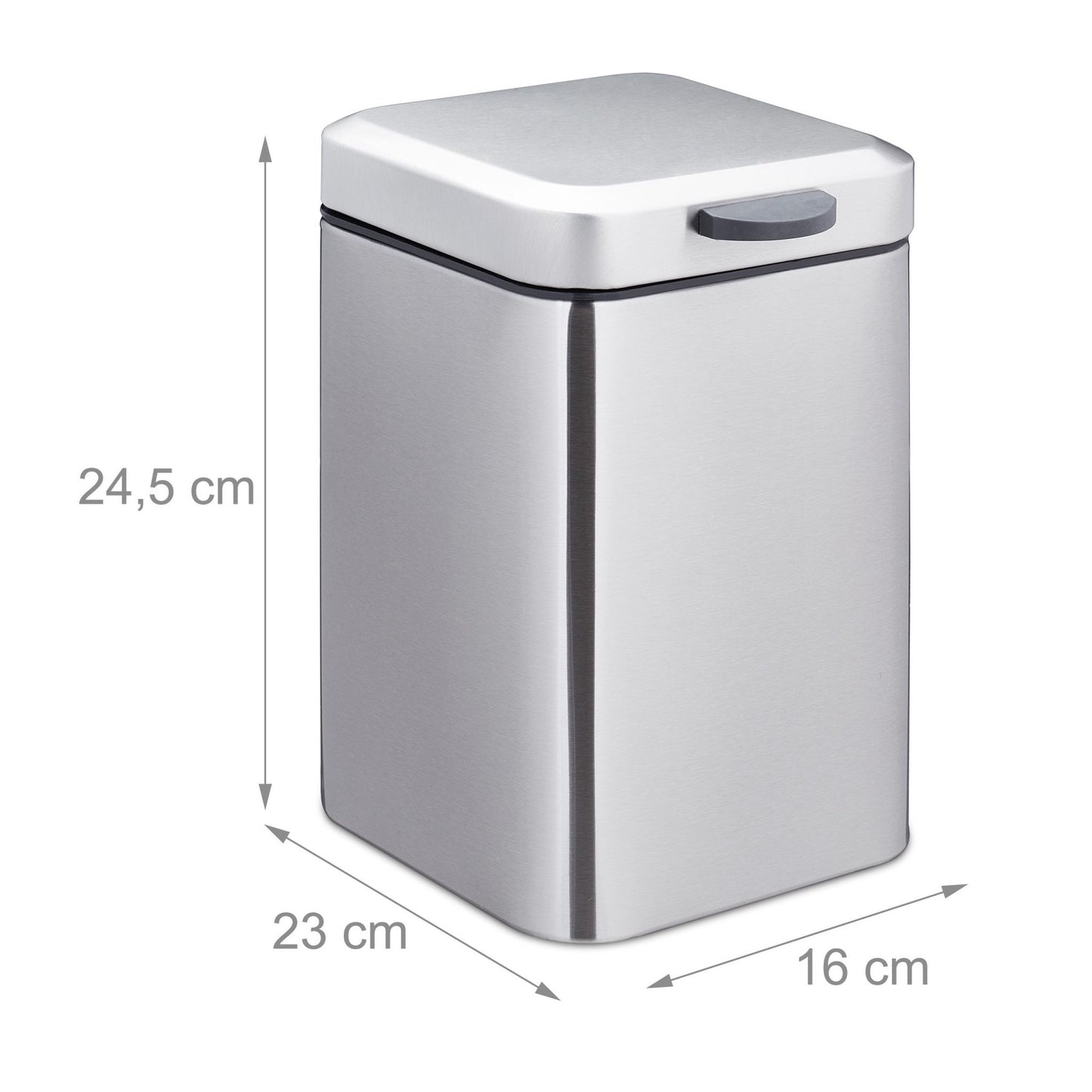 Wall Mounted Bathroom Bin 3 Litres