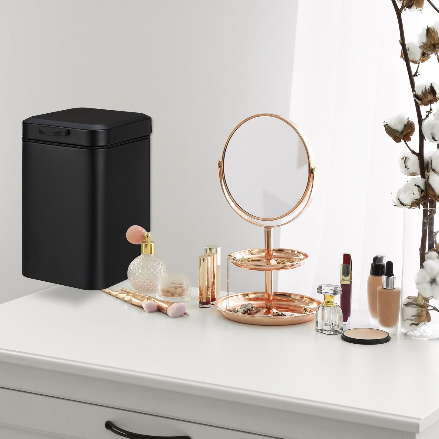 Wall Mounted Bathroom Bin 3 Litres