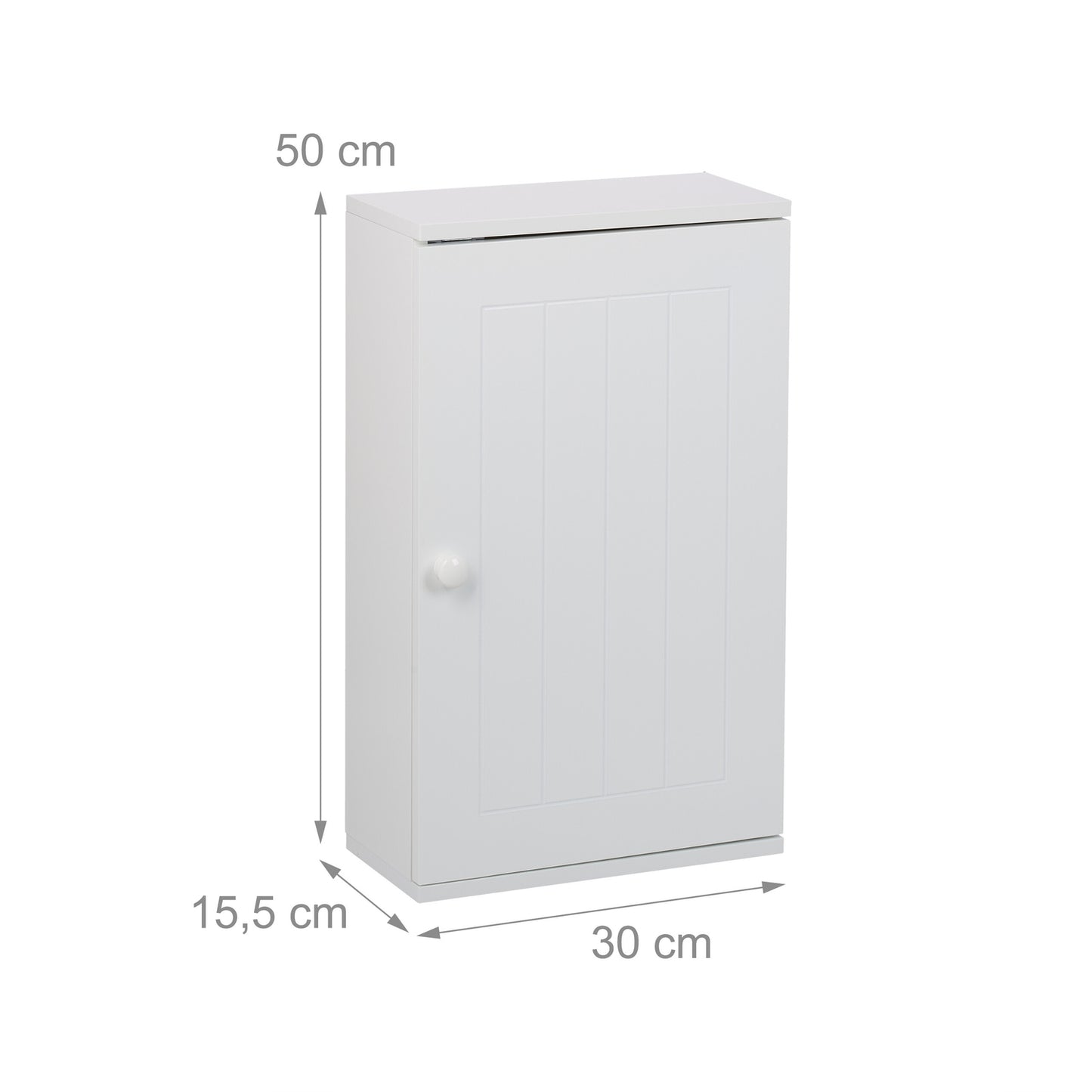 Wall-Mounted Bathroom Cabinet with Adjustable Shelf