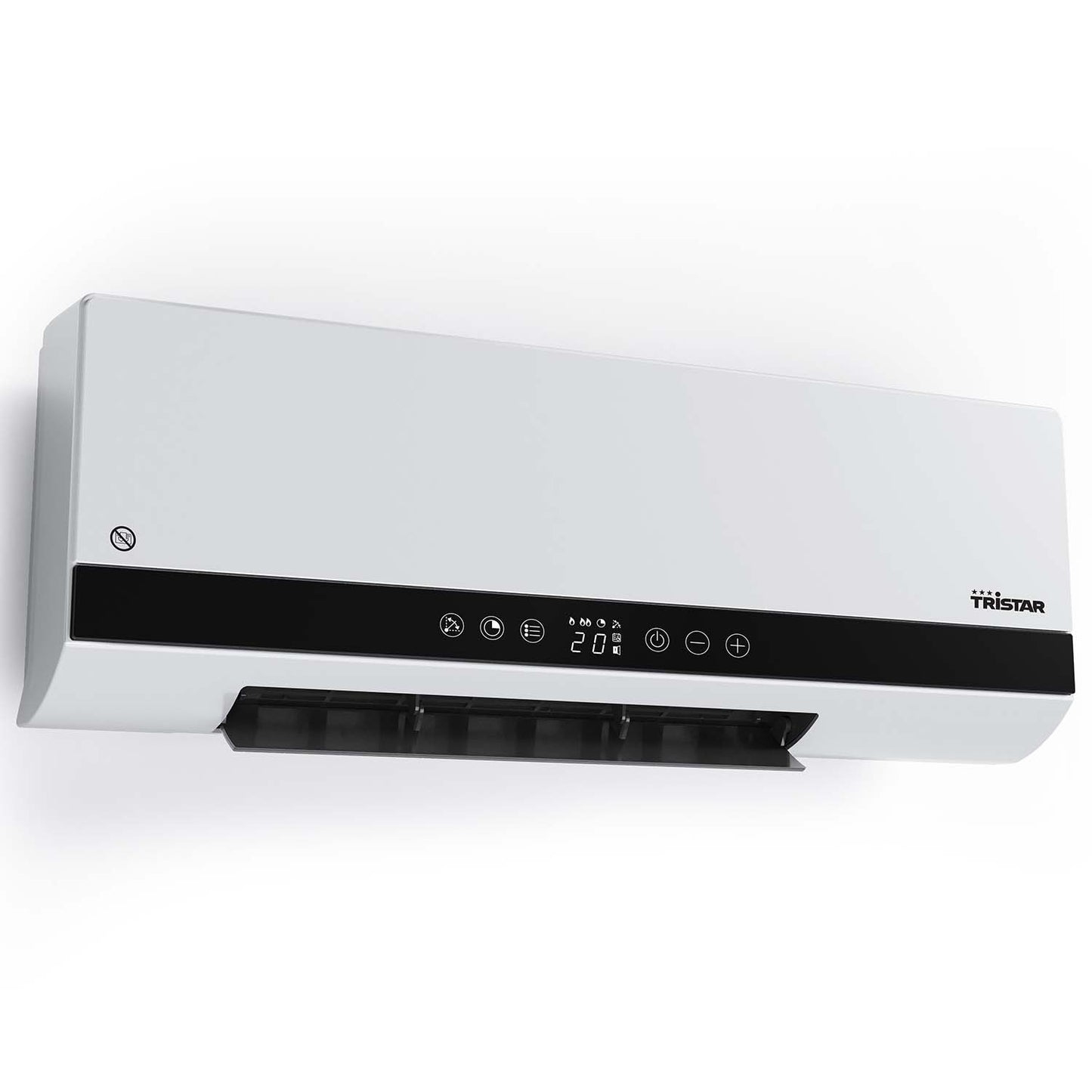Wall-Mounted Ceramic Heater 2000W Oscillating