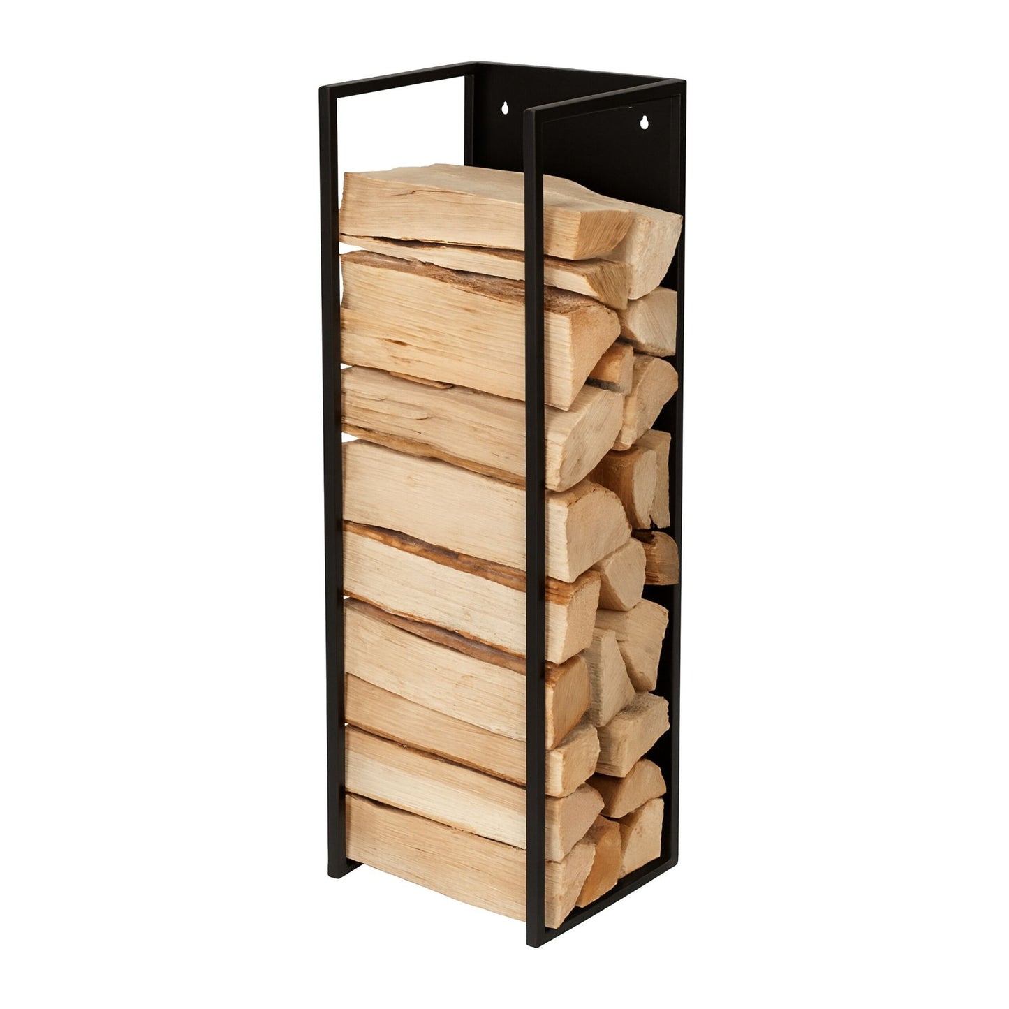 Wall-Mounted Firewood Rack – Indoor Log Storage