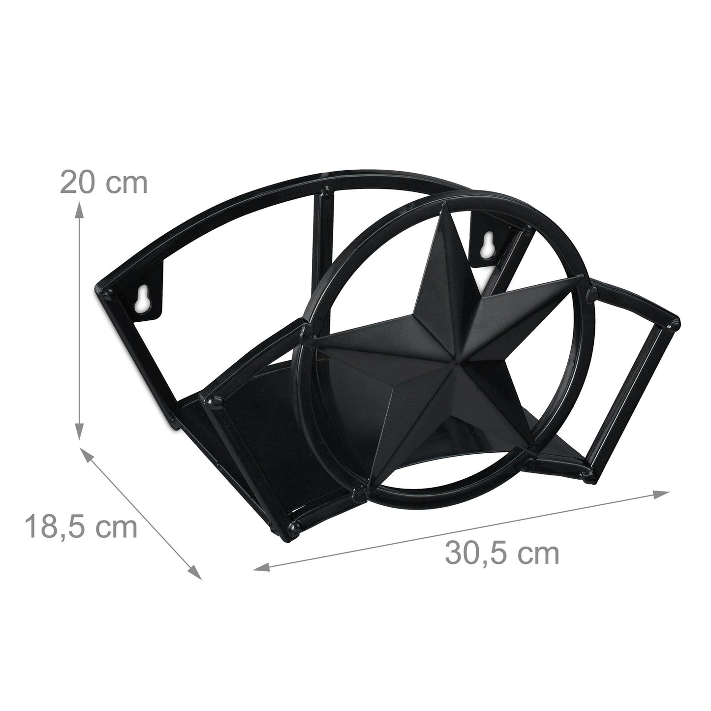 Wall-Mounted Hose Pipe Holder