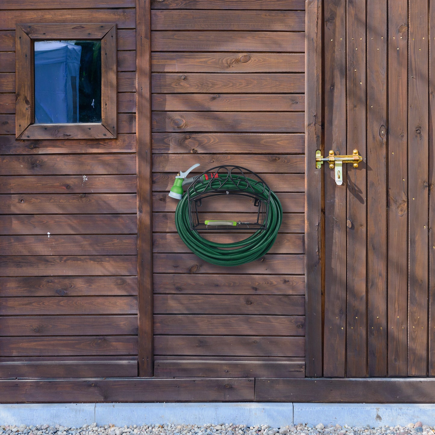 Wall-Mounted Hose Pipe Holder