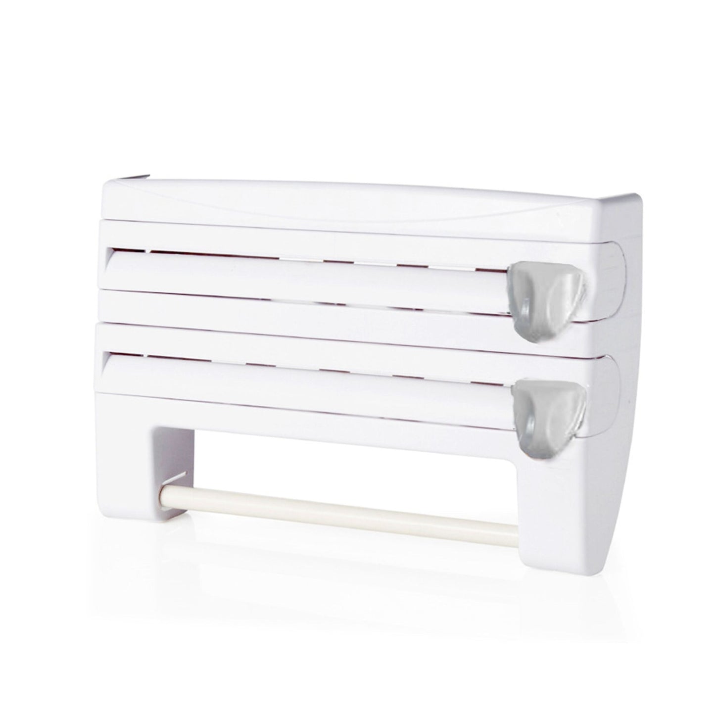 Wall-Mounted Kitchen Roll Holder with Foil Cutter