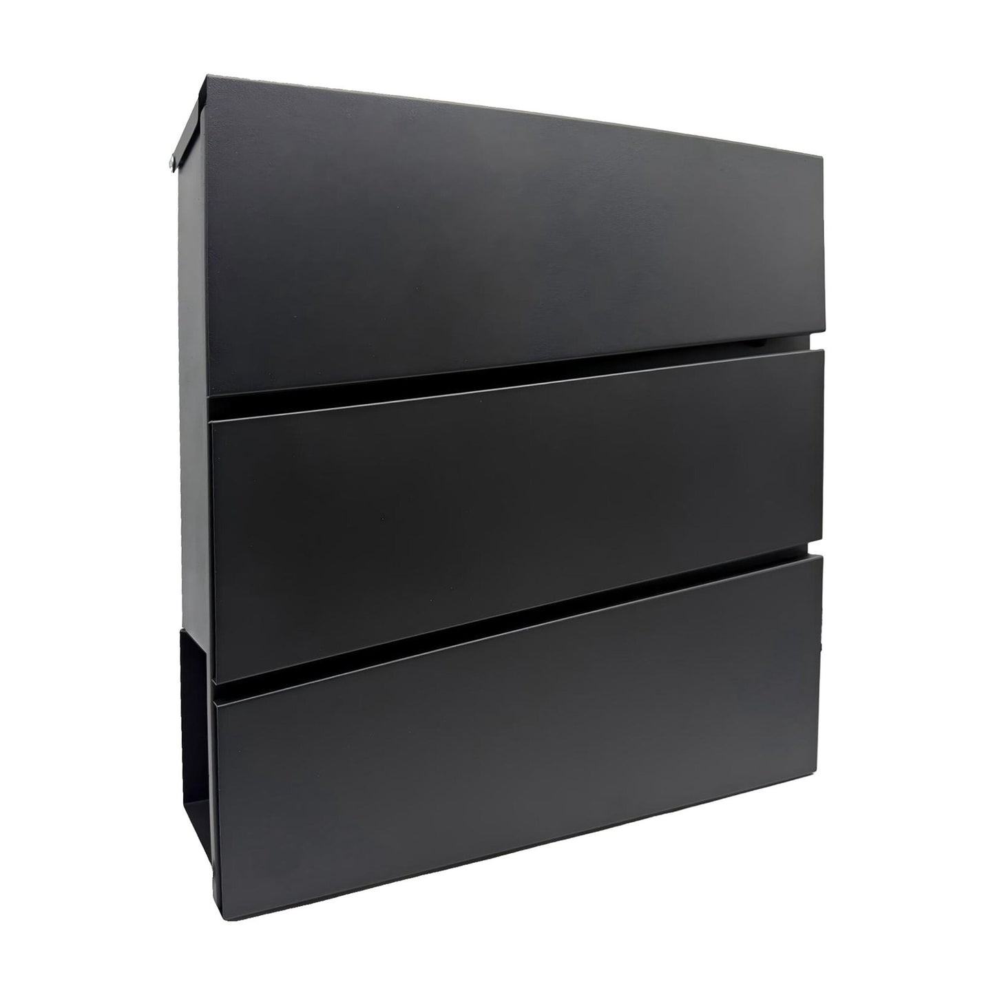 Wall-Mounted Letterbox with Magazine Holder, Rain Cover