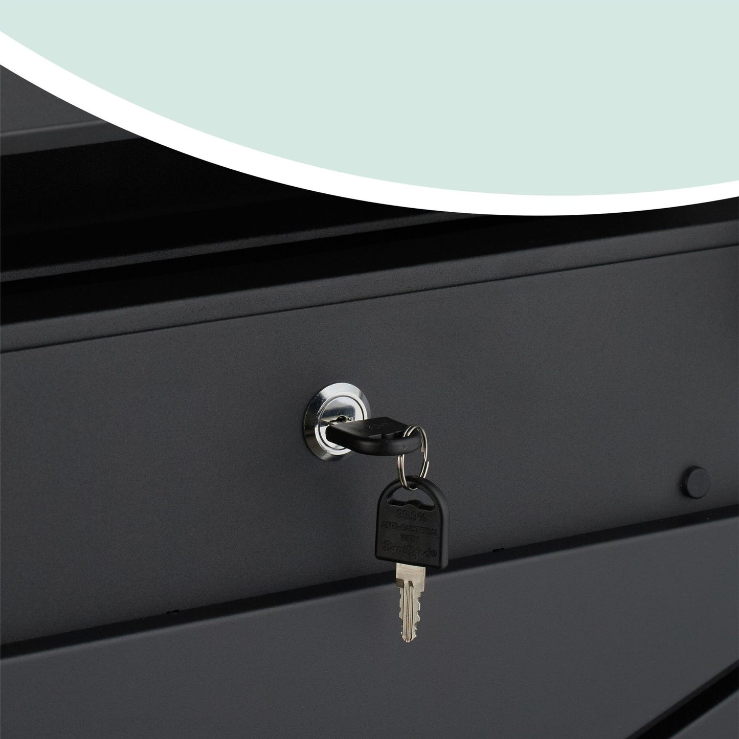 Wall-Mounted Mailbox with Newspaper Slot & Rain Canopy