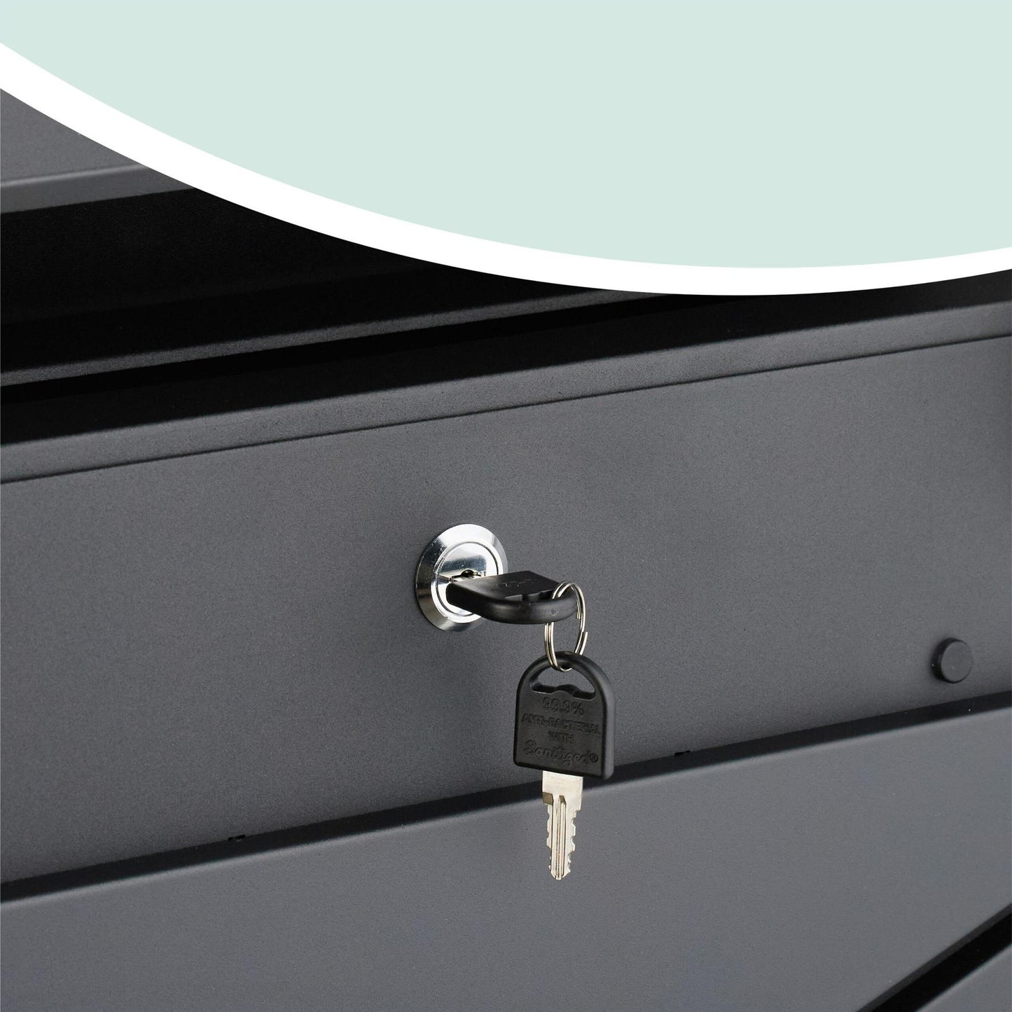 Wall-Mounted Mailbox with Newspaper Slot and Rain Canopy