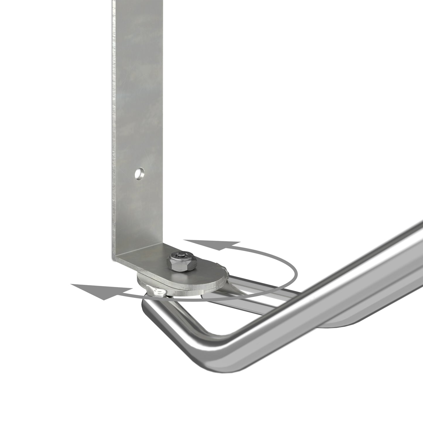 Wall-Mounted Swivelling Bike Rack Set, Steel