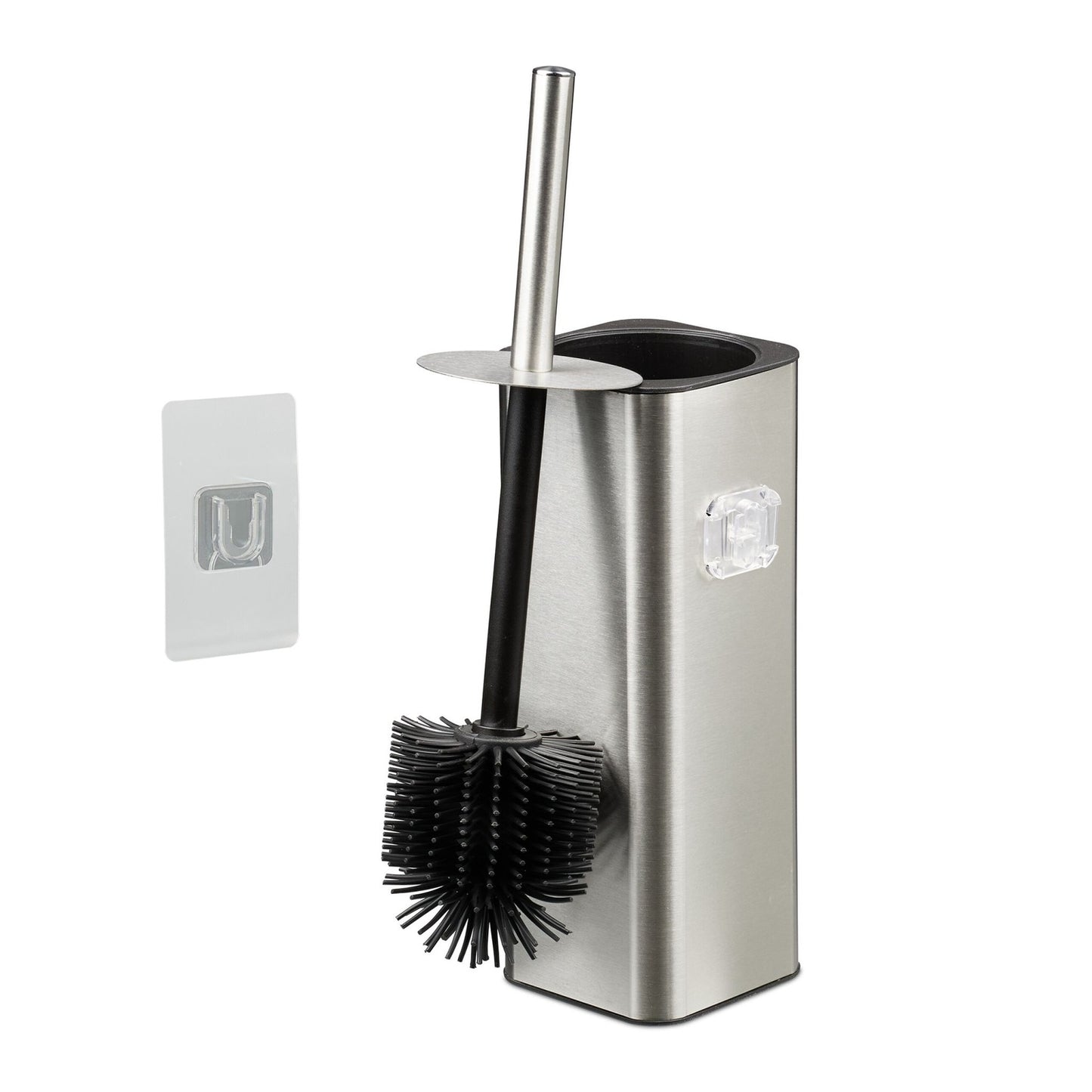 Wall-Mounted Toilet Brush Set, Flexible Head