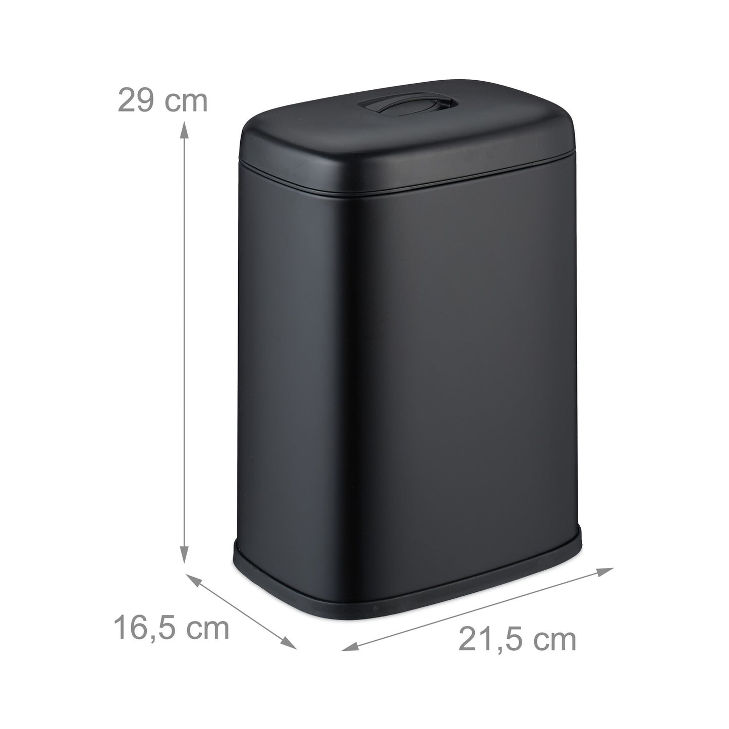 Wall-Mounted Waste Bin, 5L, Removable Lid