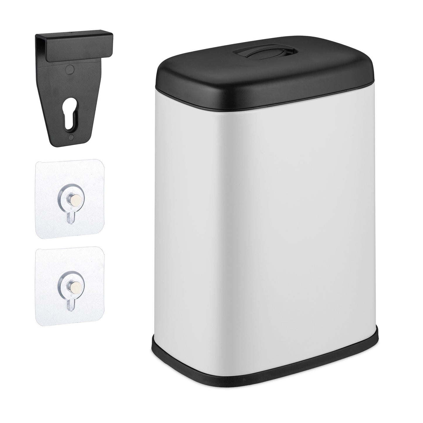 Wall-Mounted Waste Bin, 5L, Removable Lid