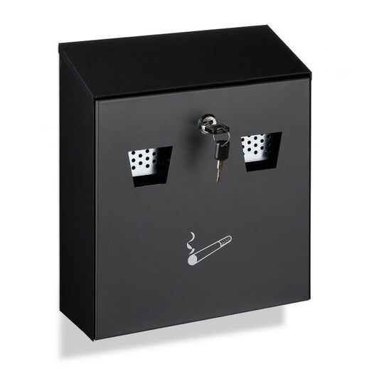 Wall ashtray for outdoor use