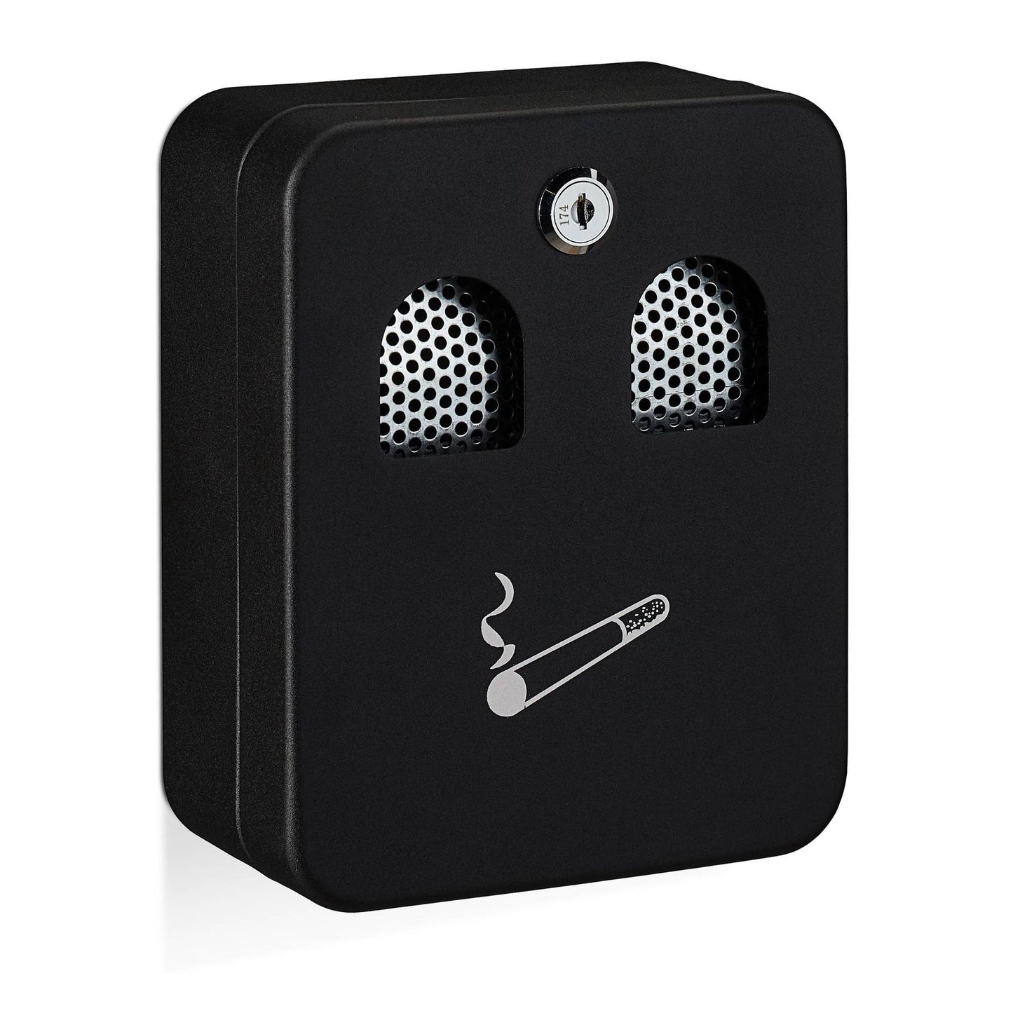 Wall ashtray for outdoor use