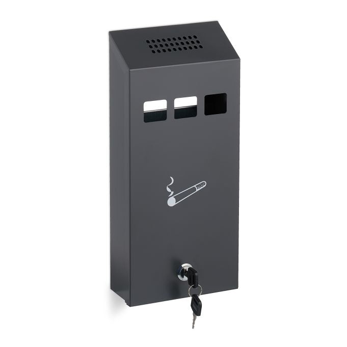 Wall ashtray in anthracite