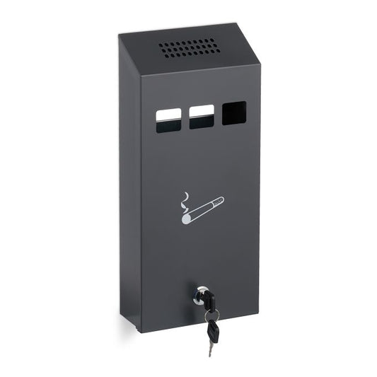 Wall ashtray in anthracite