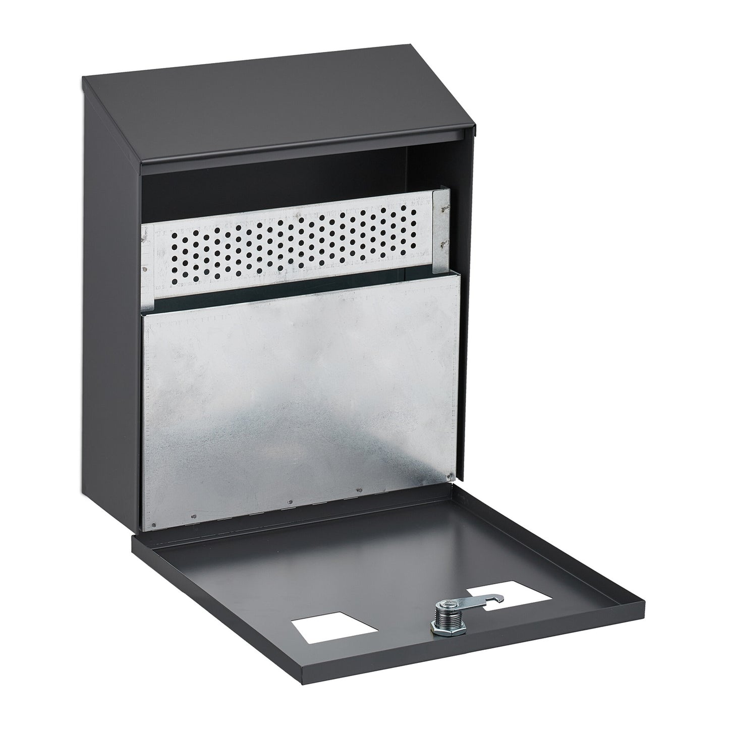 Wall ashtray in anthracite