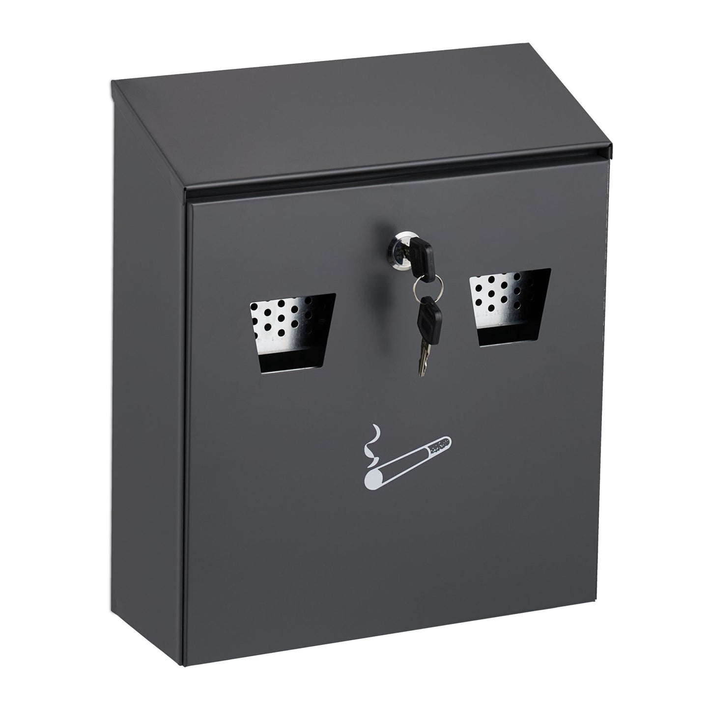 Wall ashtray in anthracite