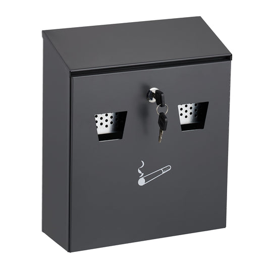 Wall ashtray in anthracite