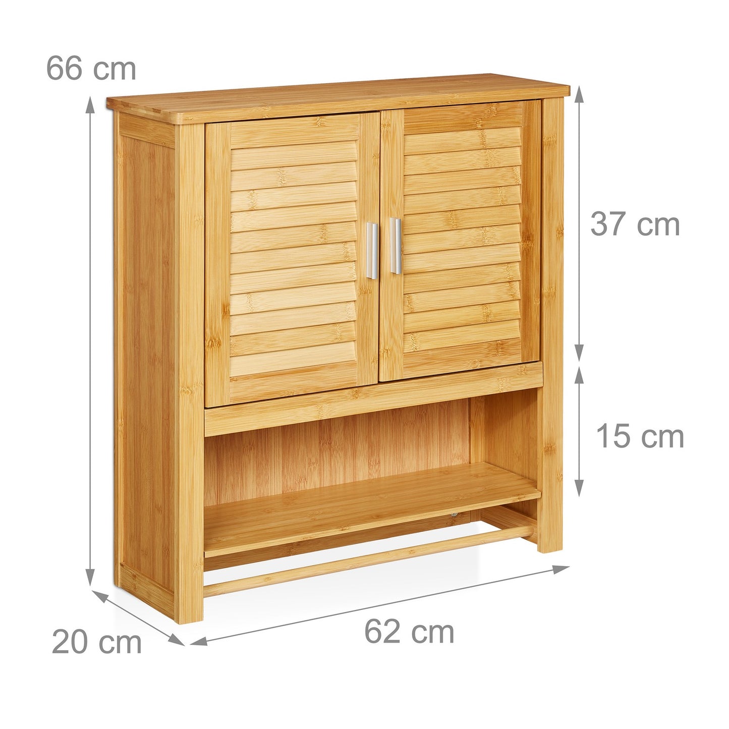 Wall cabinet LAMELL bamboo