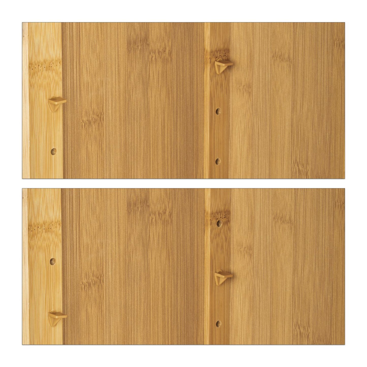 Wall cabinet for bathroom Bamboo 2 shelves