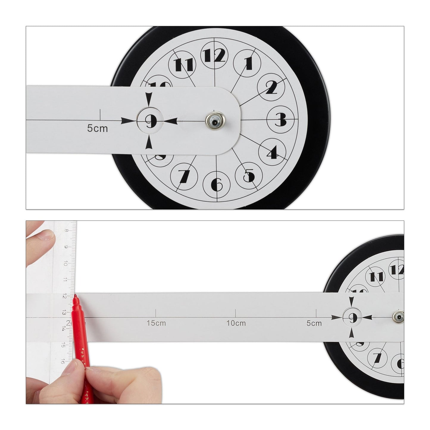 Wall clock DIY with 3D numbers