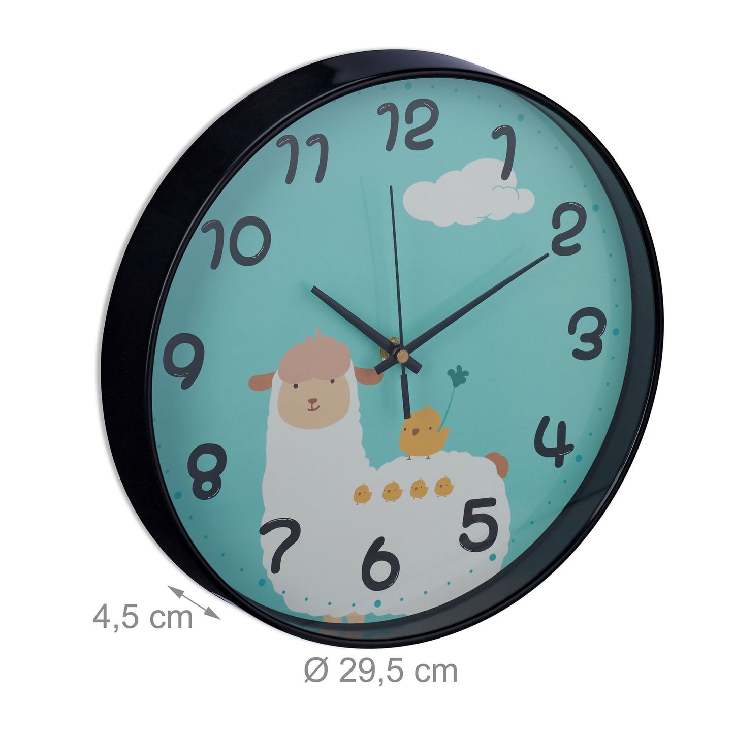 Wall clock Llama for children