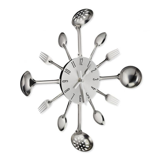 Wall clock cutlery