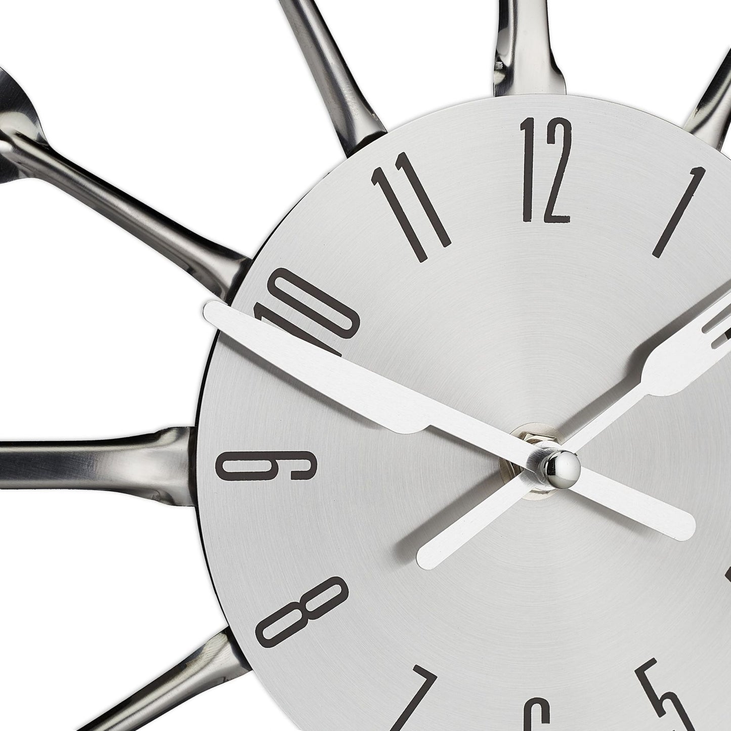 Wall clock cutlery
