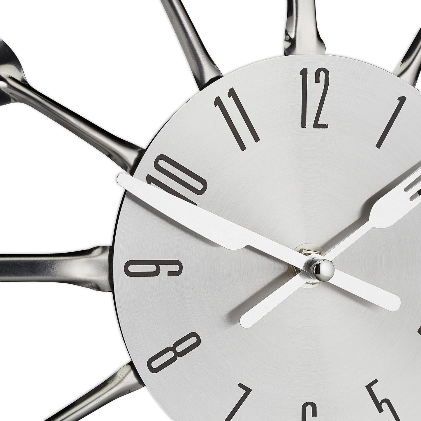 Wall clock cutlery