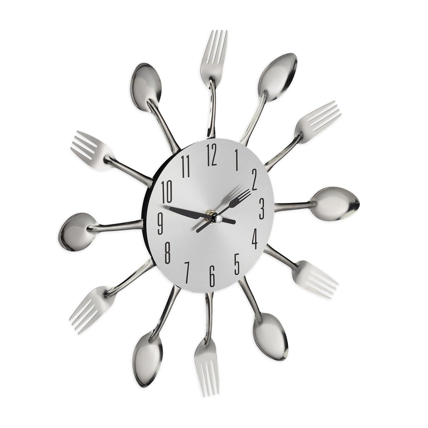 Wall clock cutlery