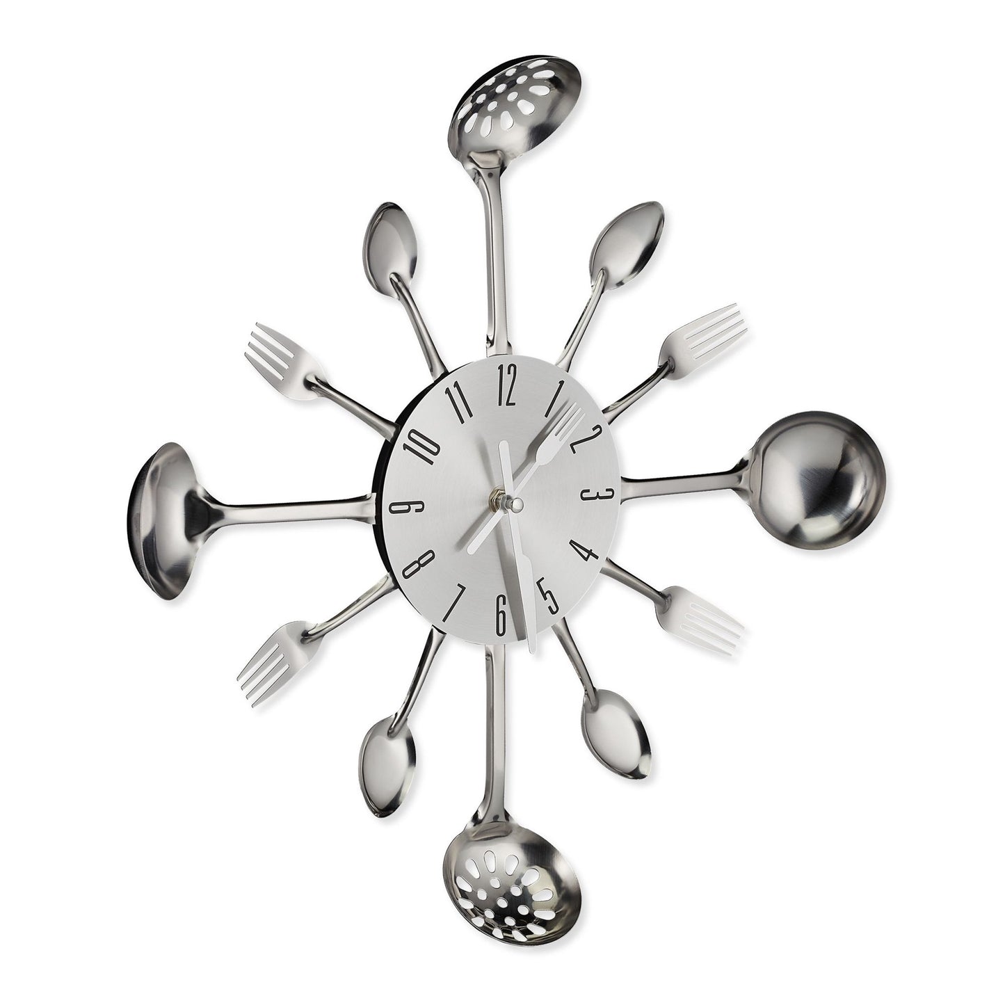 Wall clock cutlery
