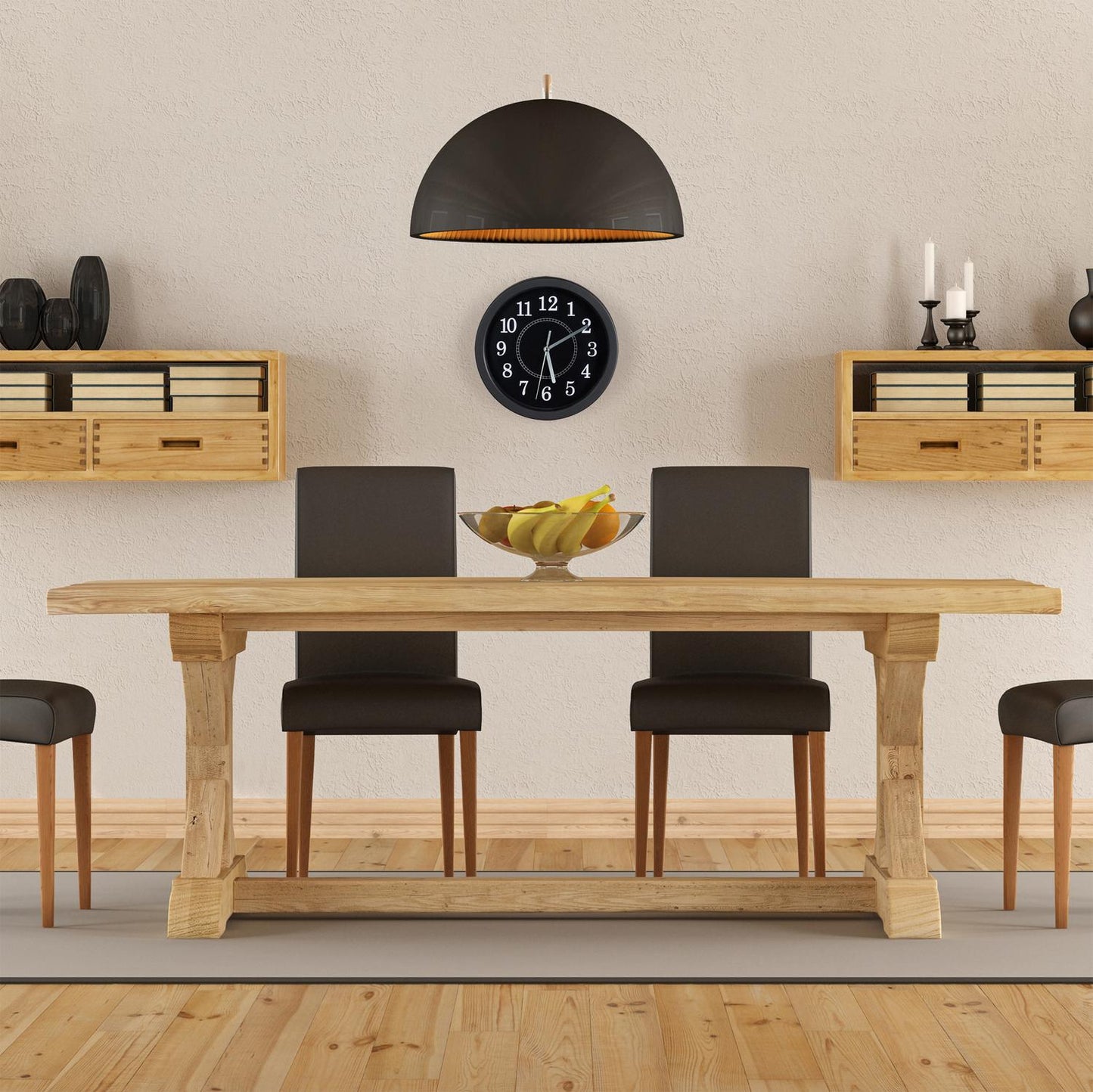 Wall clock round 20 cm