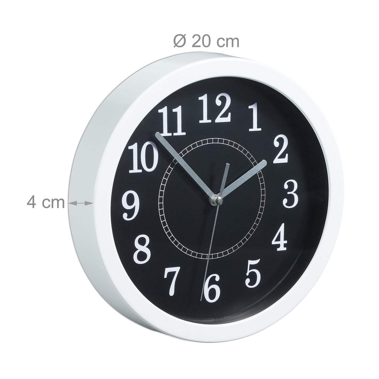 Wall clock round 20 cm