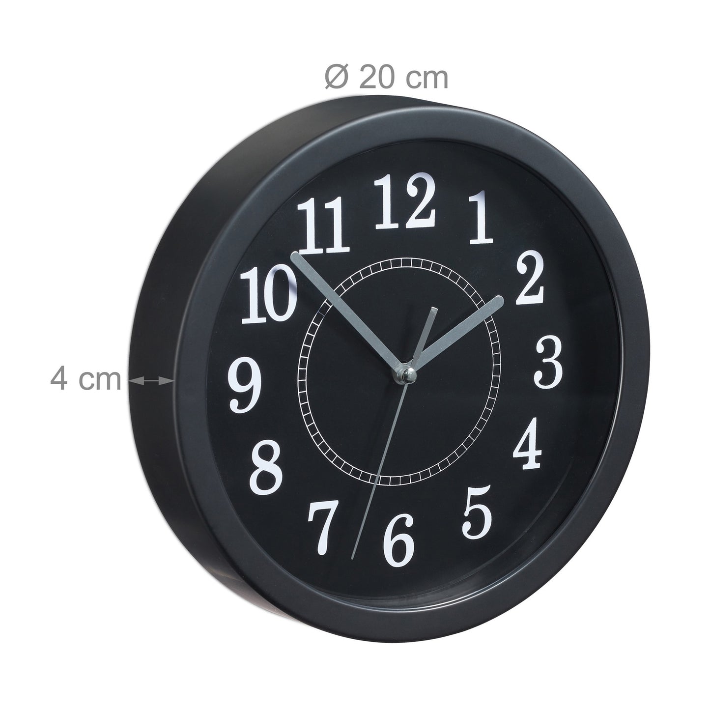 Wall clock round 20 cm