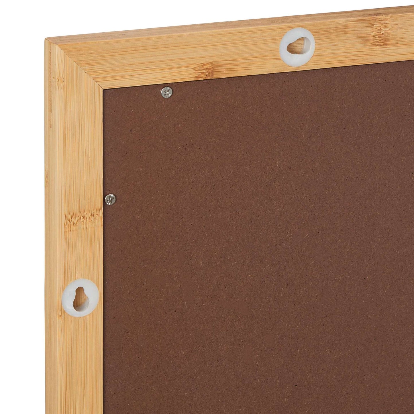 Wall mirror with bamboo frame