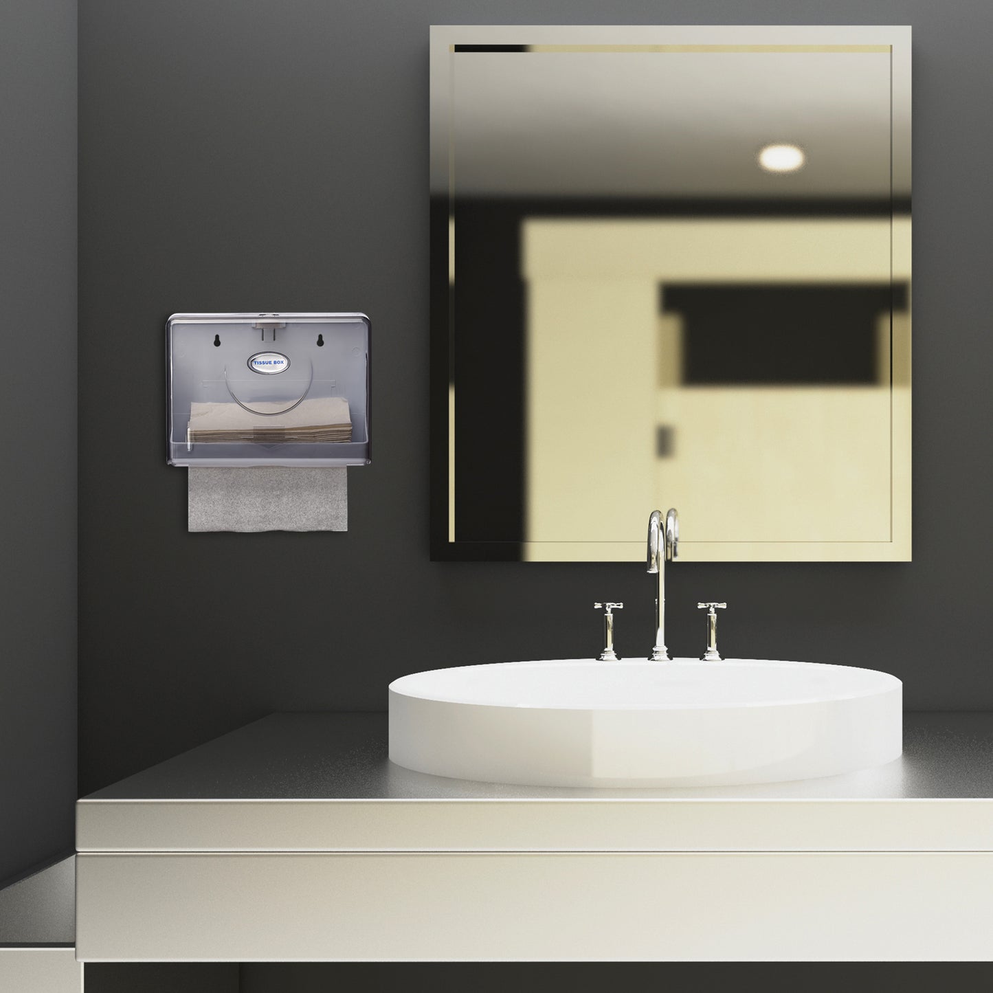 Wall-mounted Paper Towel Dispenser H2