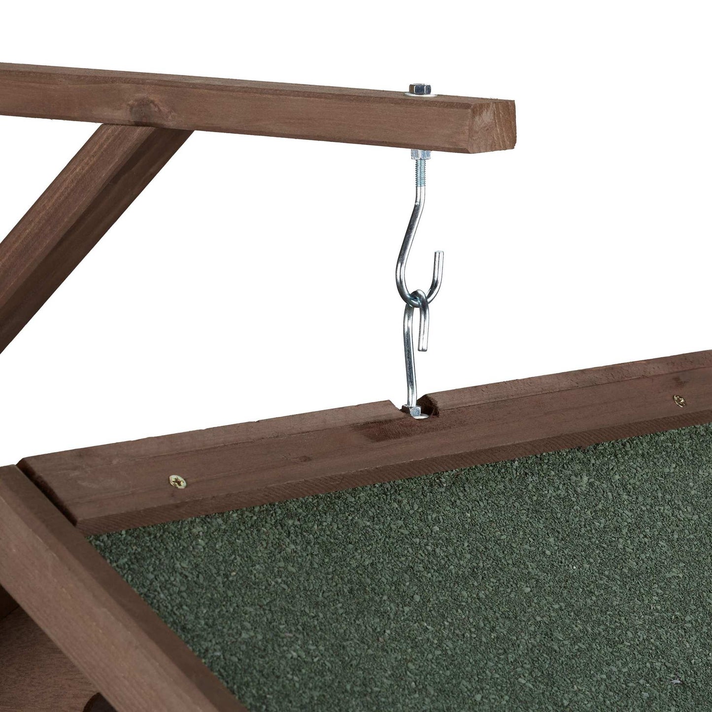 Wall-mounted bird table brown