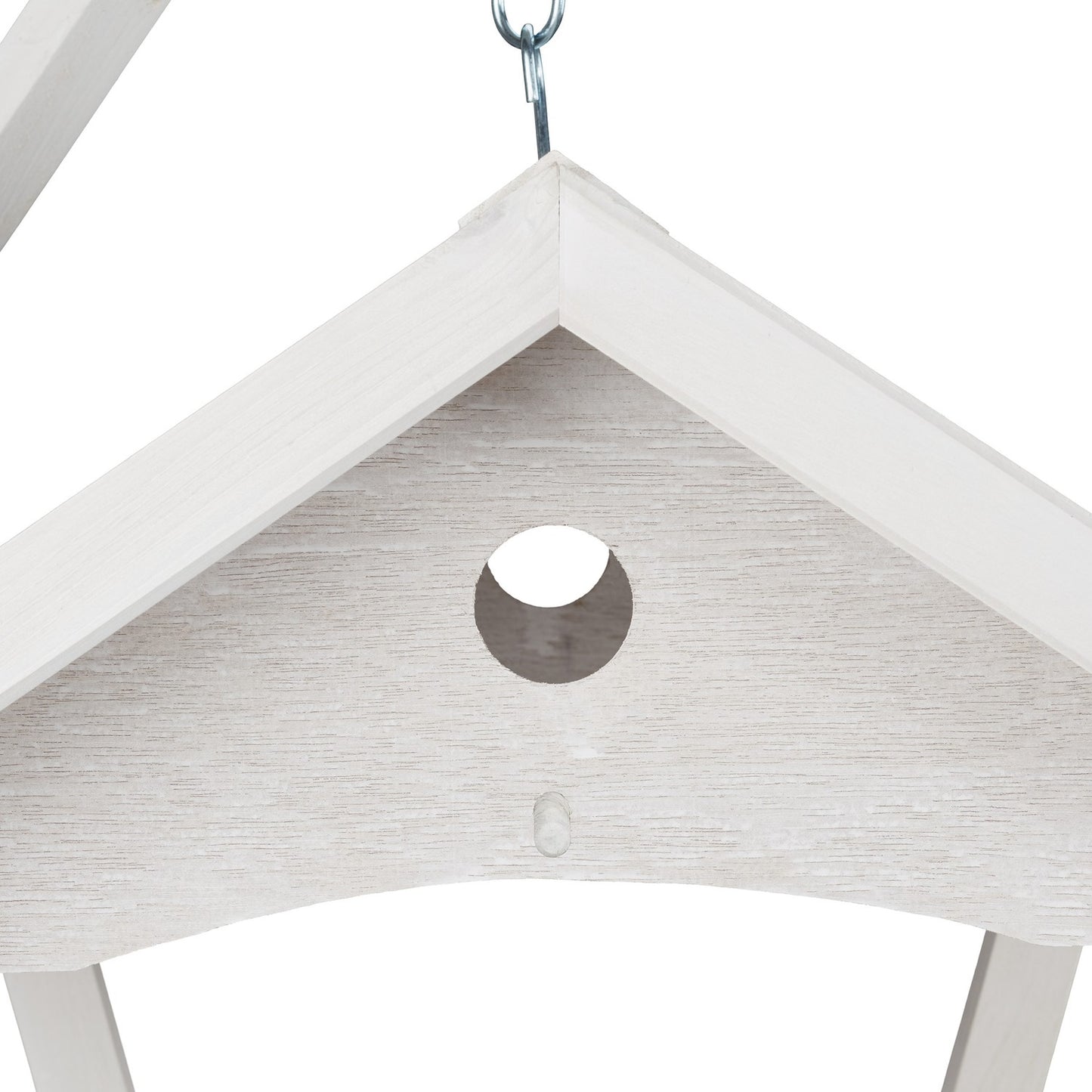 Wall-mounted bird table white
