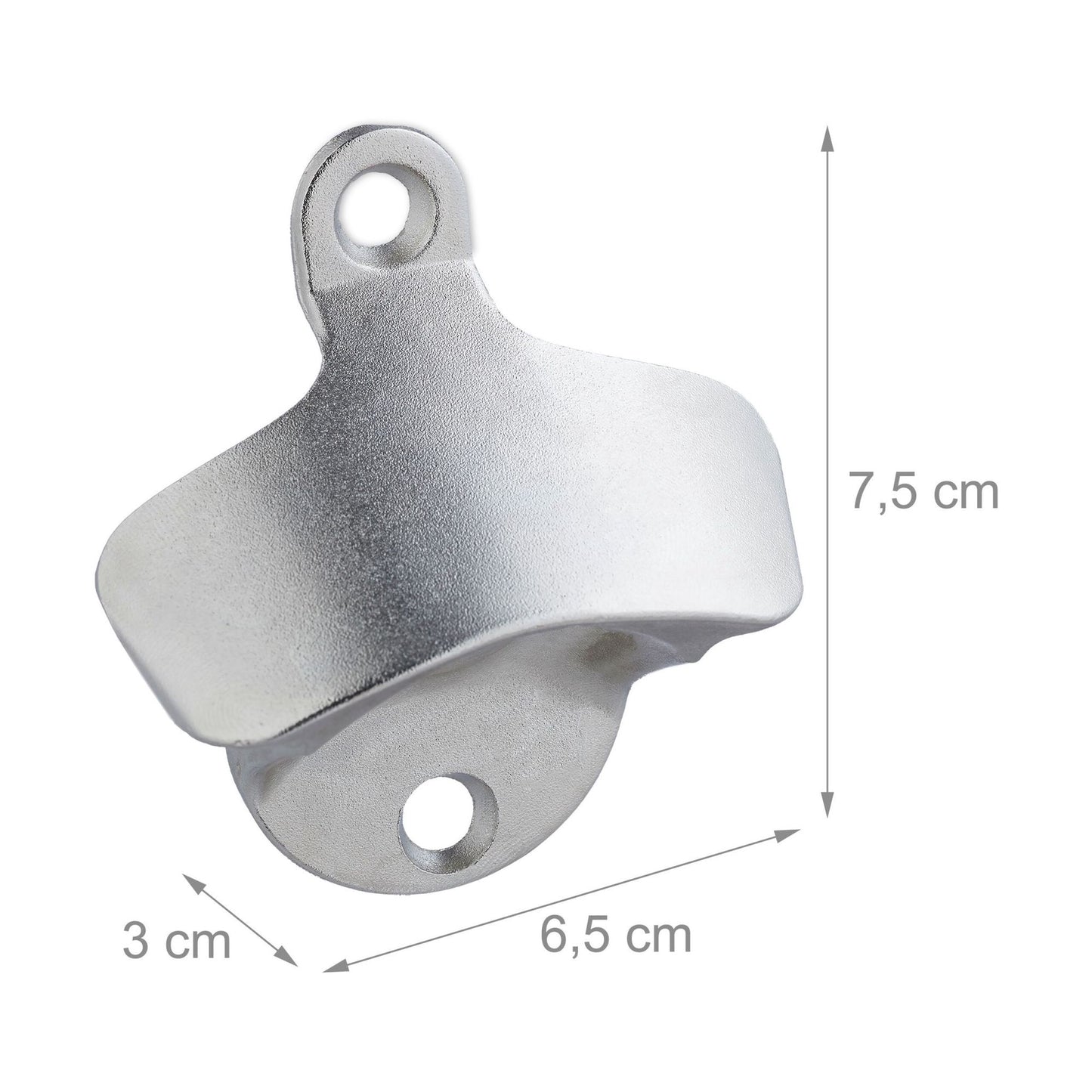 Wall mounted bottle opener - set of 5