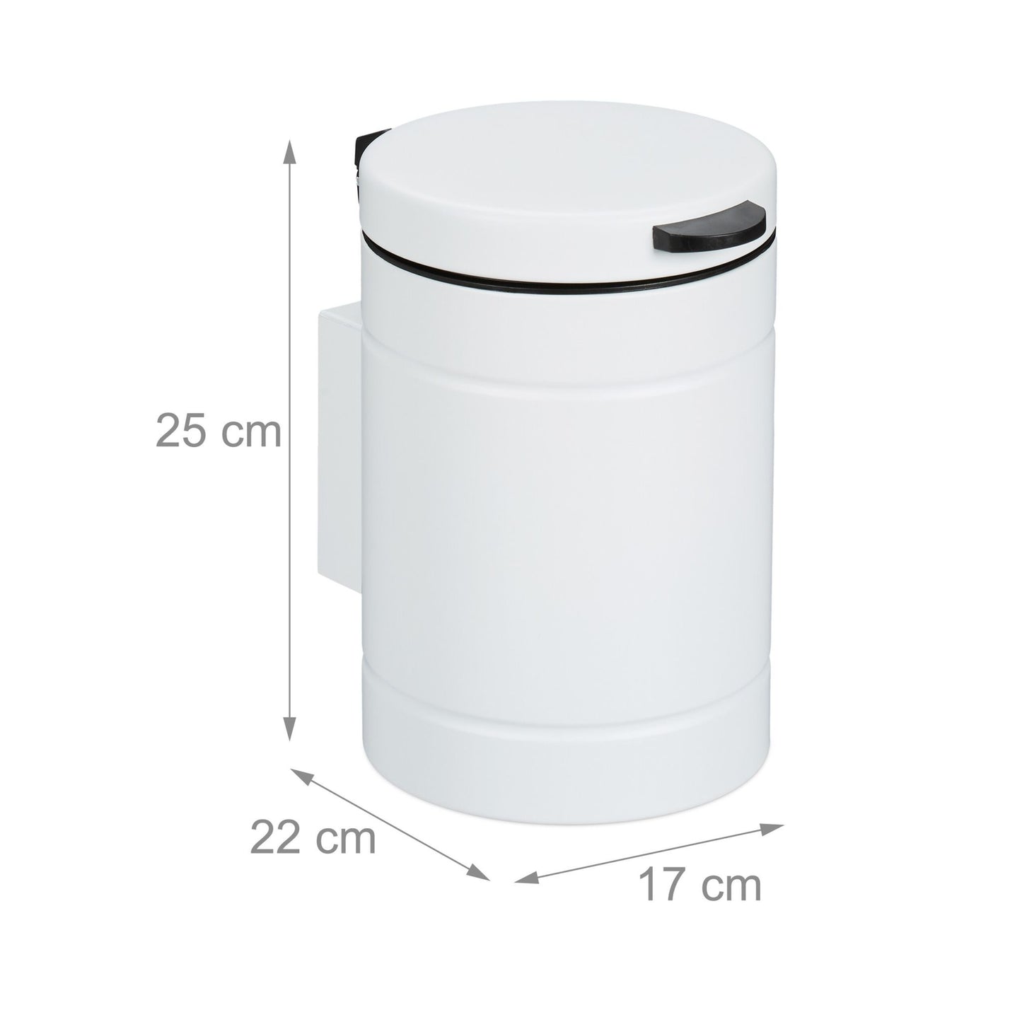 Wall-mounted cosmetics container 3 liters