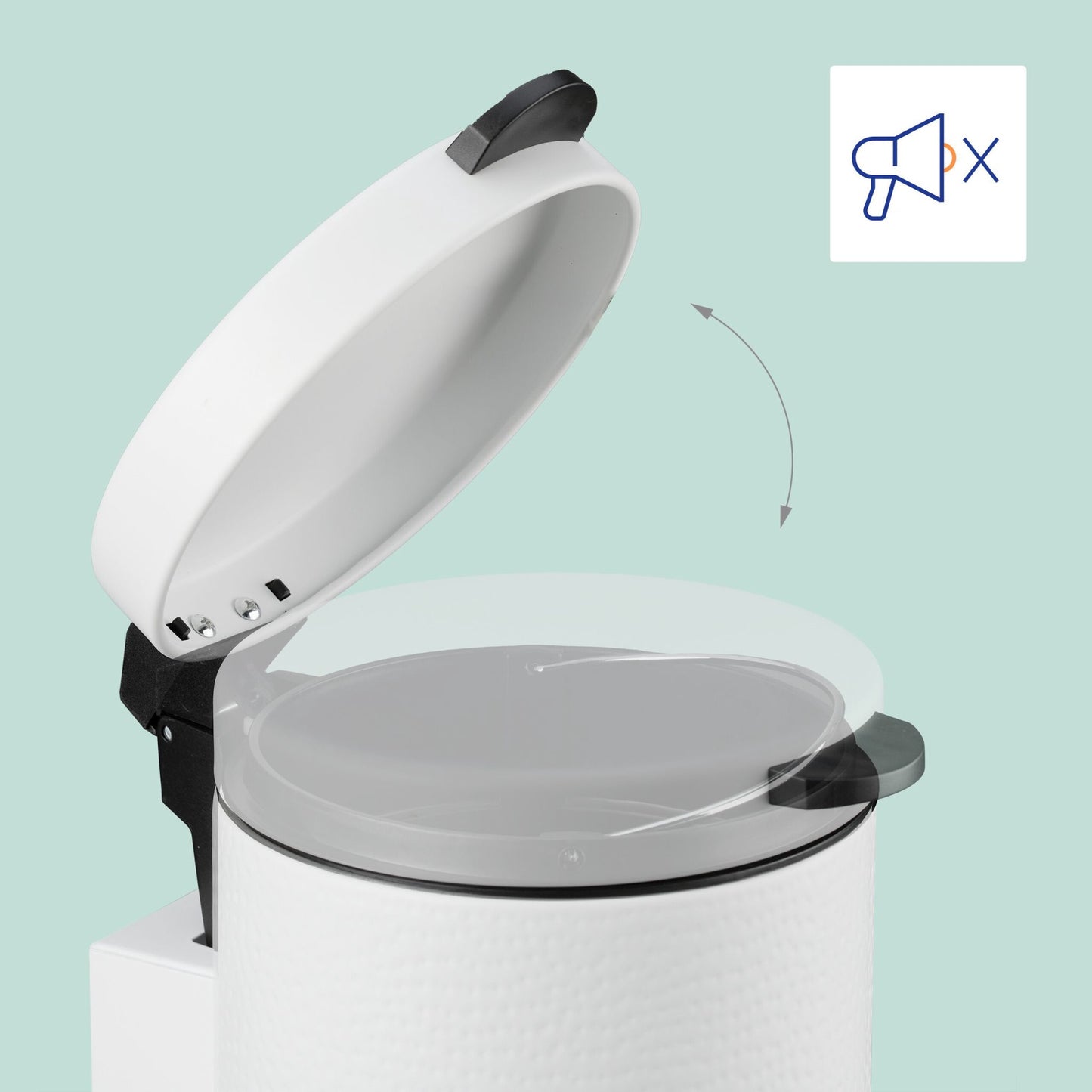 Wall-mounted cosmetics container 3 liters