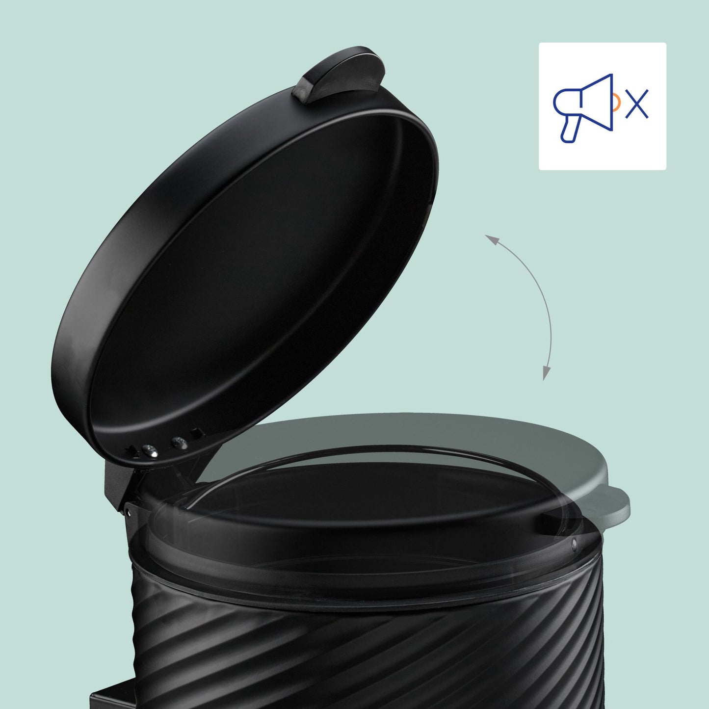 Wall-mounted cosmetics container 5 liters