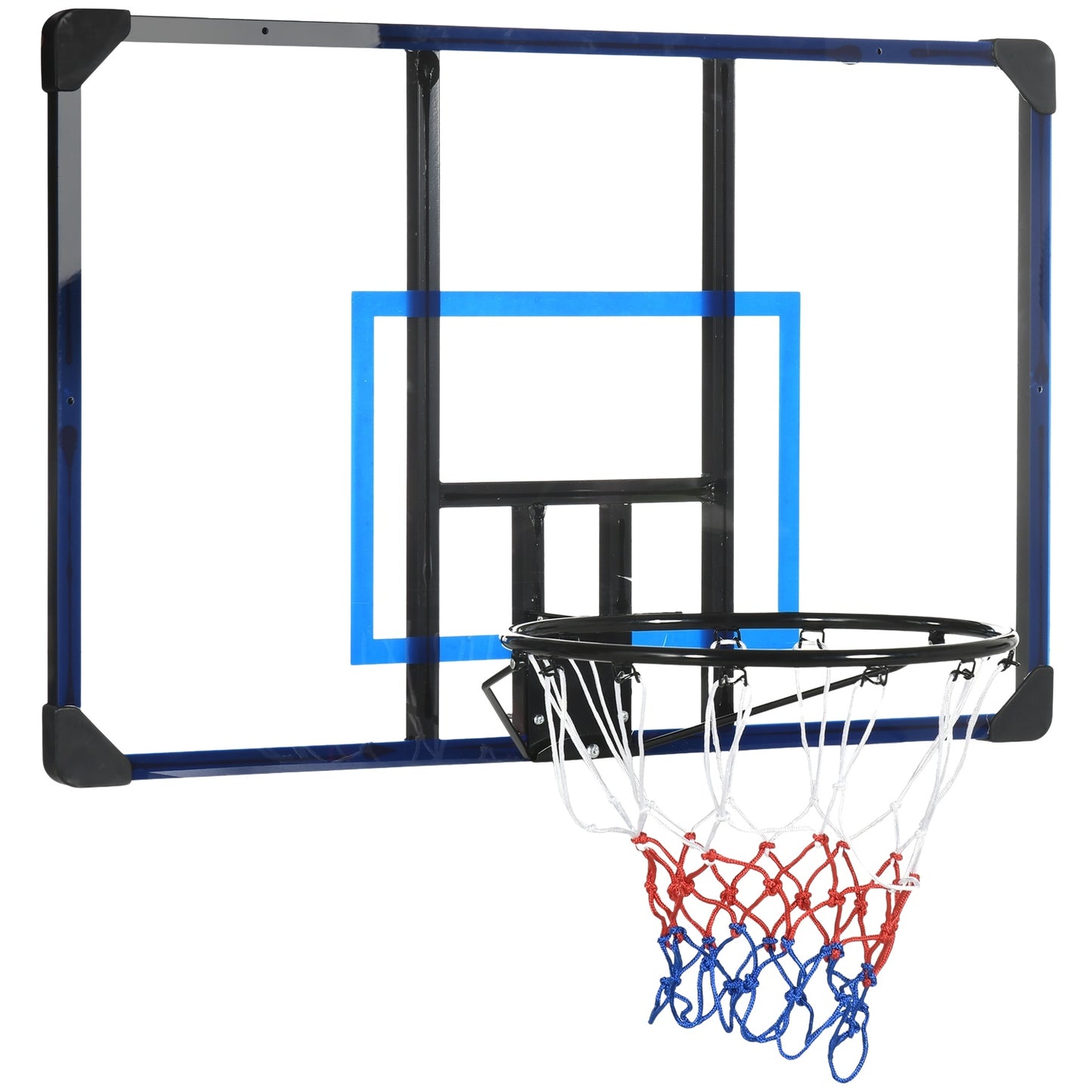 Wall-mounted outdoor basketball hoop, steel, 113x61x73 Cm