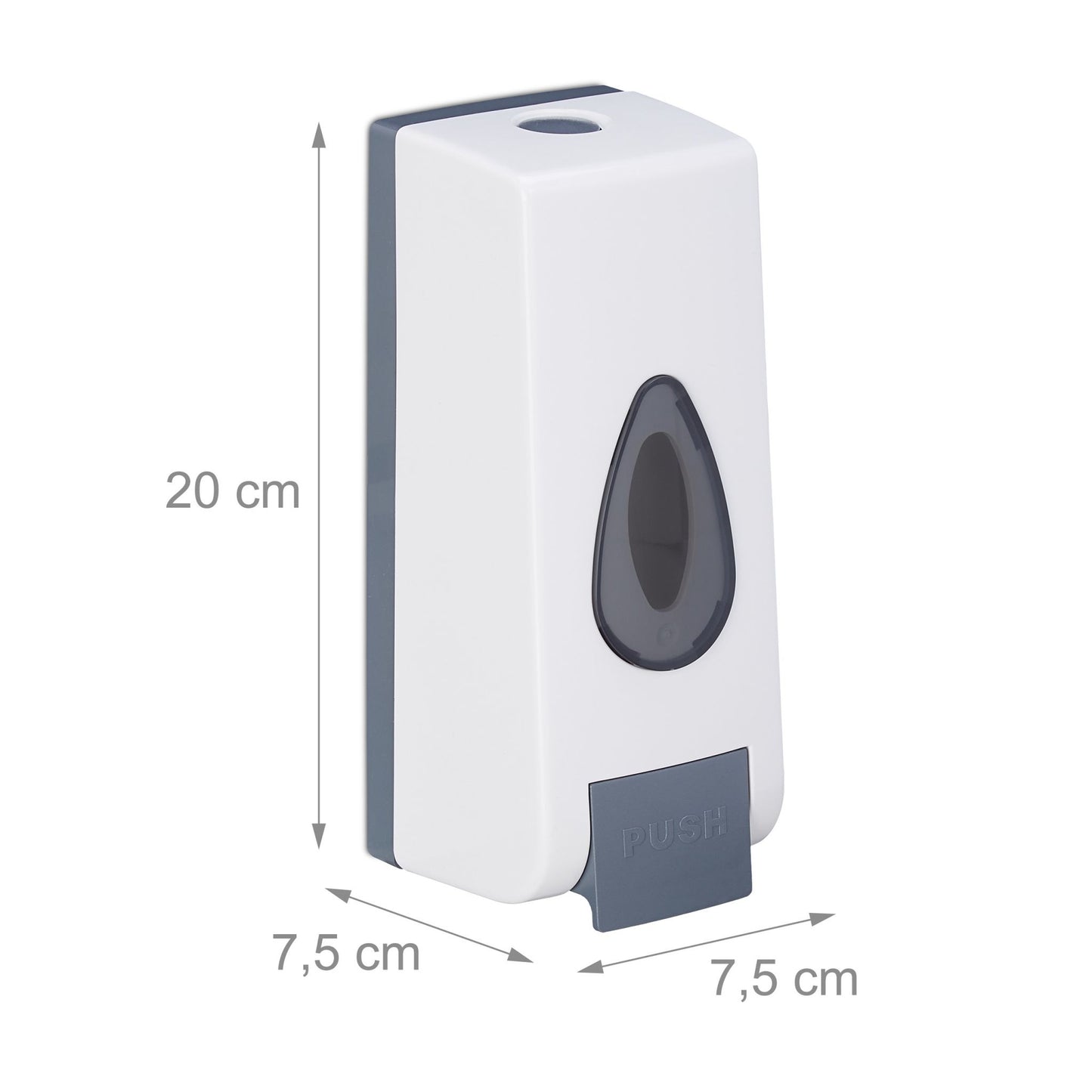Wall-mounted soap pump