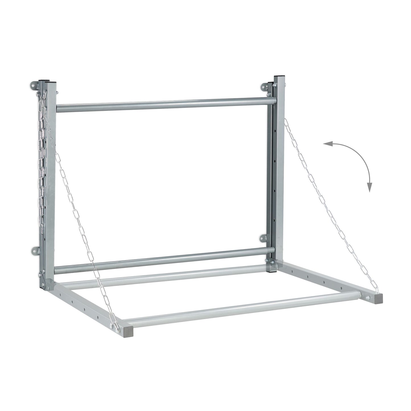 Wall-mounted tire holder