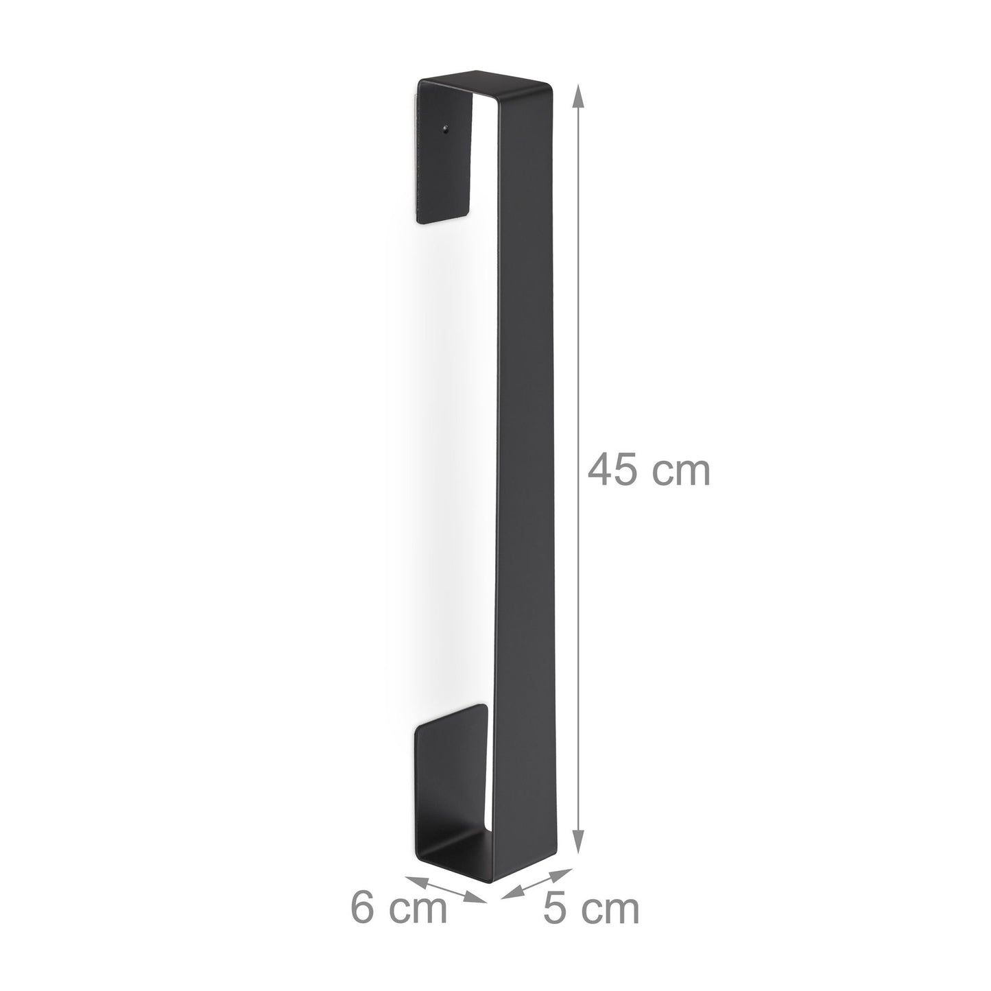 Wall-mounted towel rail
