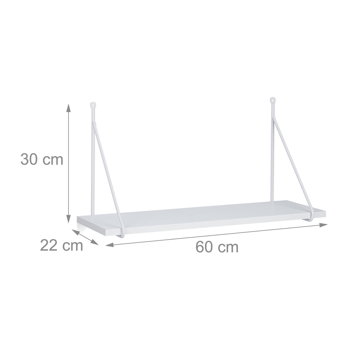 Wall shelf 60 cm