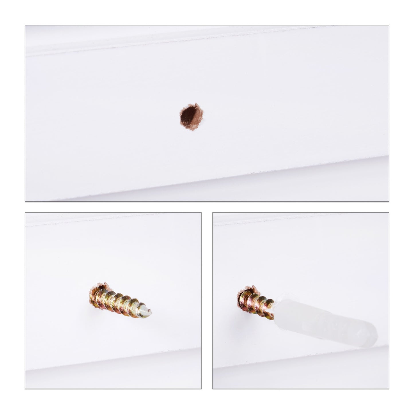 Wall shelf for children with clothes hook ALBUS