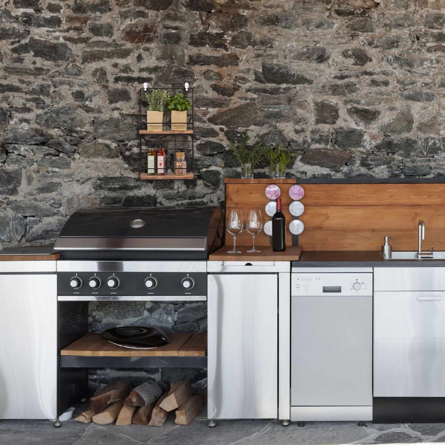 Wall shelf industrial M